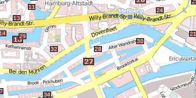 Stadtplan Deutsches Zollmuseum Hamburg