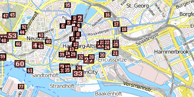 Stadtplan HafenCity Hamburg