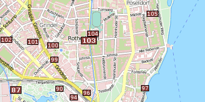 Rotherbaum Hamburg Stadtplan