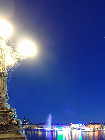 Laterne und Binnenalster Foto 
