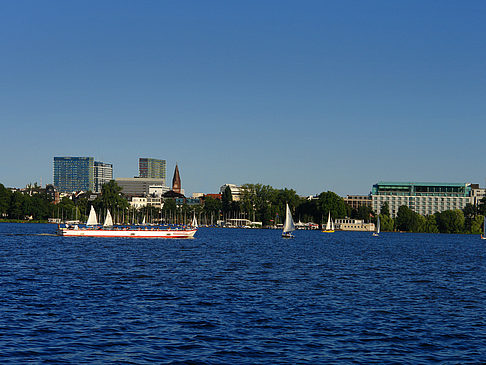 Foto Blick nach Osten von der Außenalster