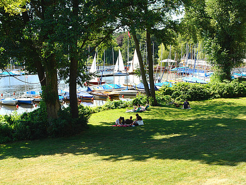 Bootsverleih und Hafen auf der Außenalster - Hamburg (Hamburg)