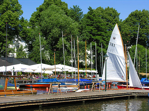Bootsverleih und Hafen auf der Außenalster
