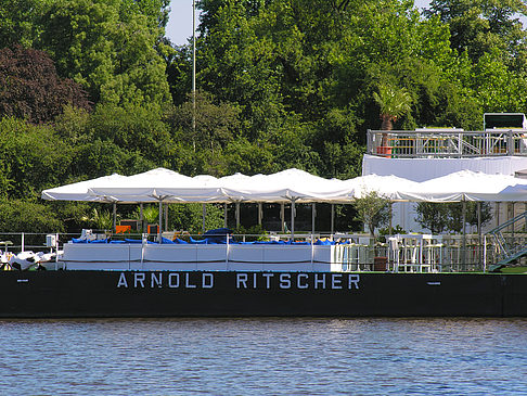 Schiffe auf der Binnenalster Fotos
