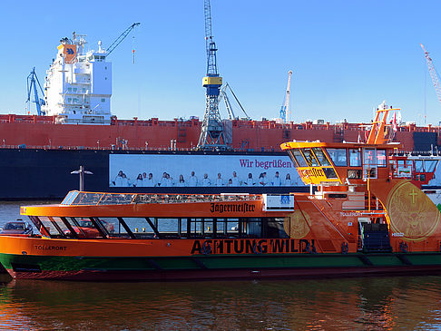 Blick auf den Hafen Foto 