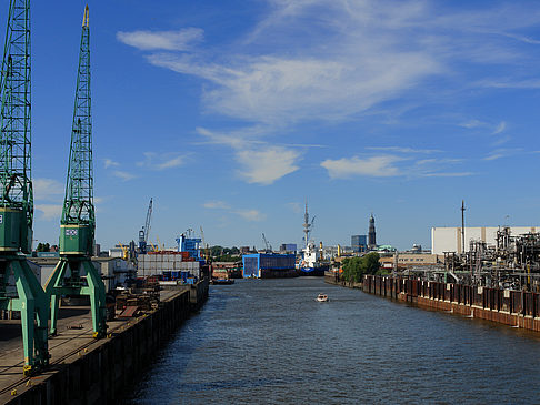 Blick auf die Innenstadt - Hamburg (Hamburg)