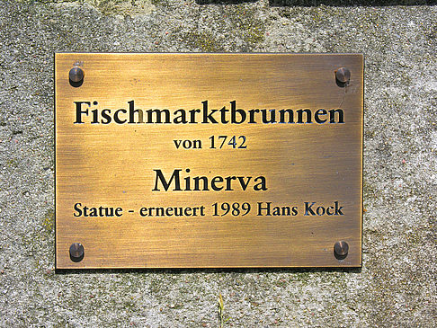 Fischmarktbrunnen Minerva - Hamburg (Hamburg)