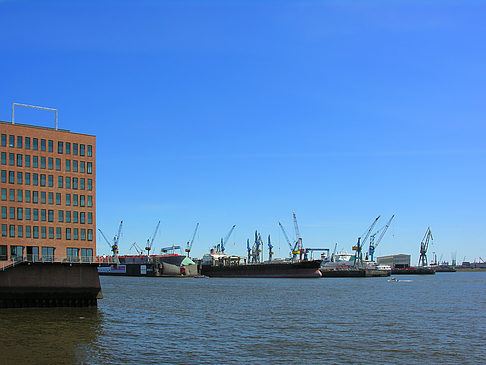 Foto Hamburger Hafen - Hamburg