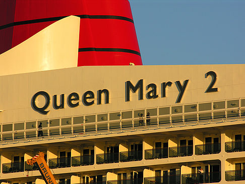 Queen Mary 2 Nahaufnahme