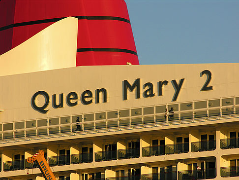 Fotos Queen Mary 2 Nahaufnahme