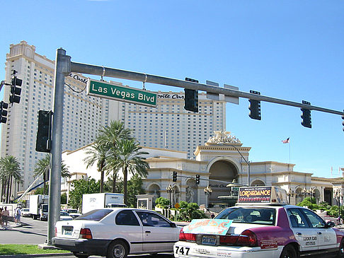 Las Vegas aus dem Auto - Nevada (Las Vegas)