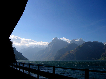 Der Gotthard aus dem Auto - Uri (Andermatt)